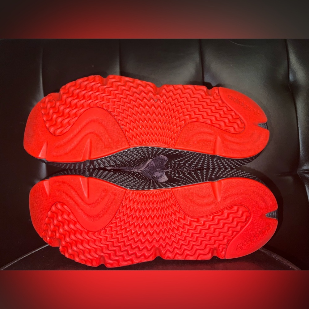 adidas Prophere Bleached Black Solar Red size 10 - Picture 10 of 13